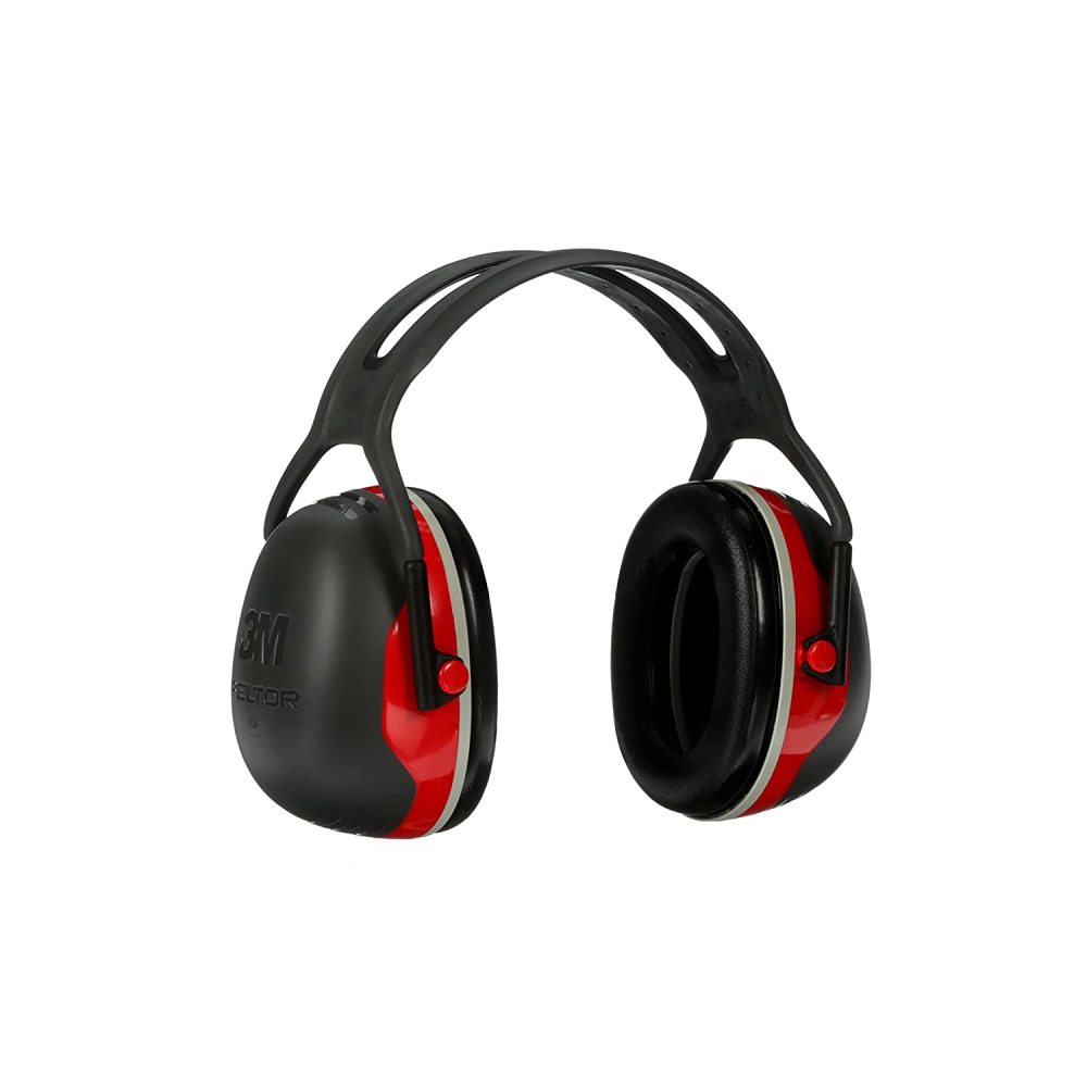3M Peltor X Series 28 dB Black/Red Soft Foam Earmuff 1 Pair - Ascmtools