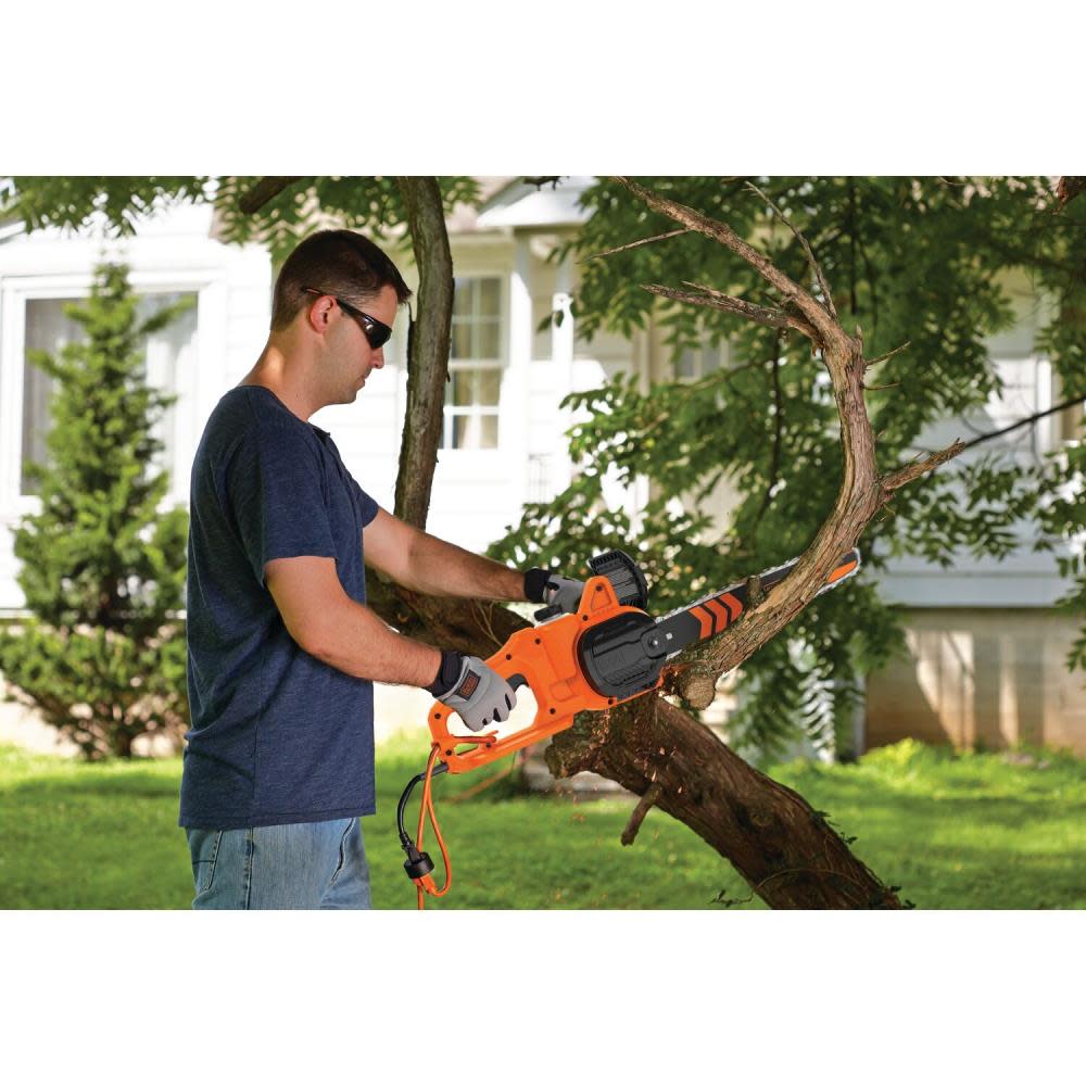 Black and Decker 14″ Electric Chainsaw 8 Amp - Ascmtools