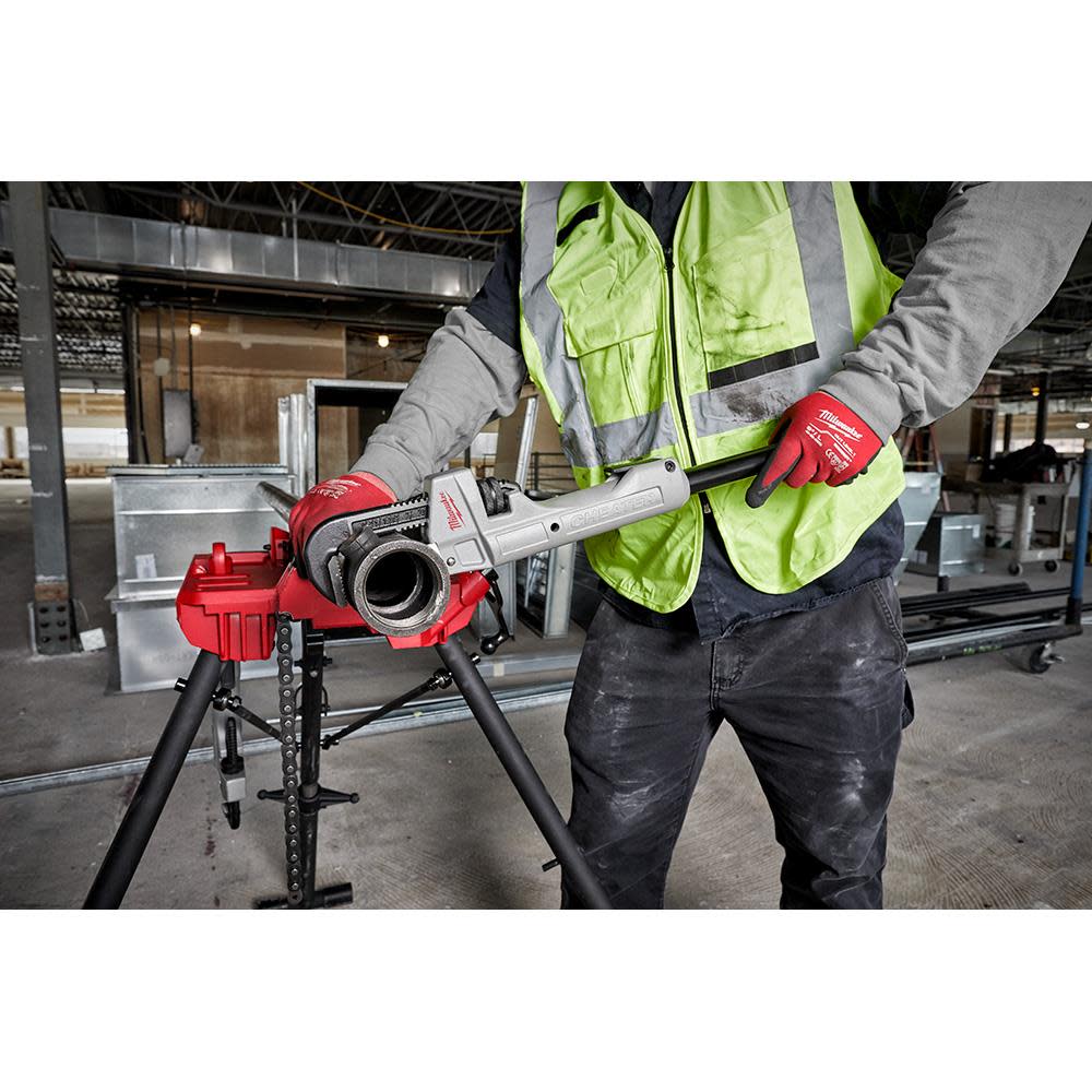 Milwaukee CHEATER Adaptable Pipe Wrench Aluminum - Ascmtools