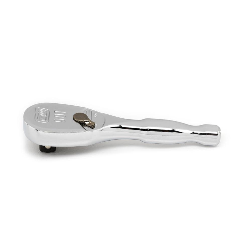 GEARWRENCH 3/8″ Drive 90 Tooth Stubby Teardrop Ratchet 4-3/4″ - Ascmtools
