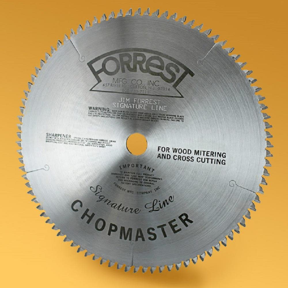 Forrest ChopMaster 10In x 90T Blade - Ascmtools