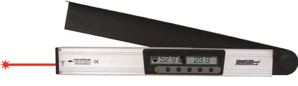 Johnson Level 21 In. Digital Magnetic Level & Angle Locater with Dot Laser - Ascmtools