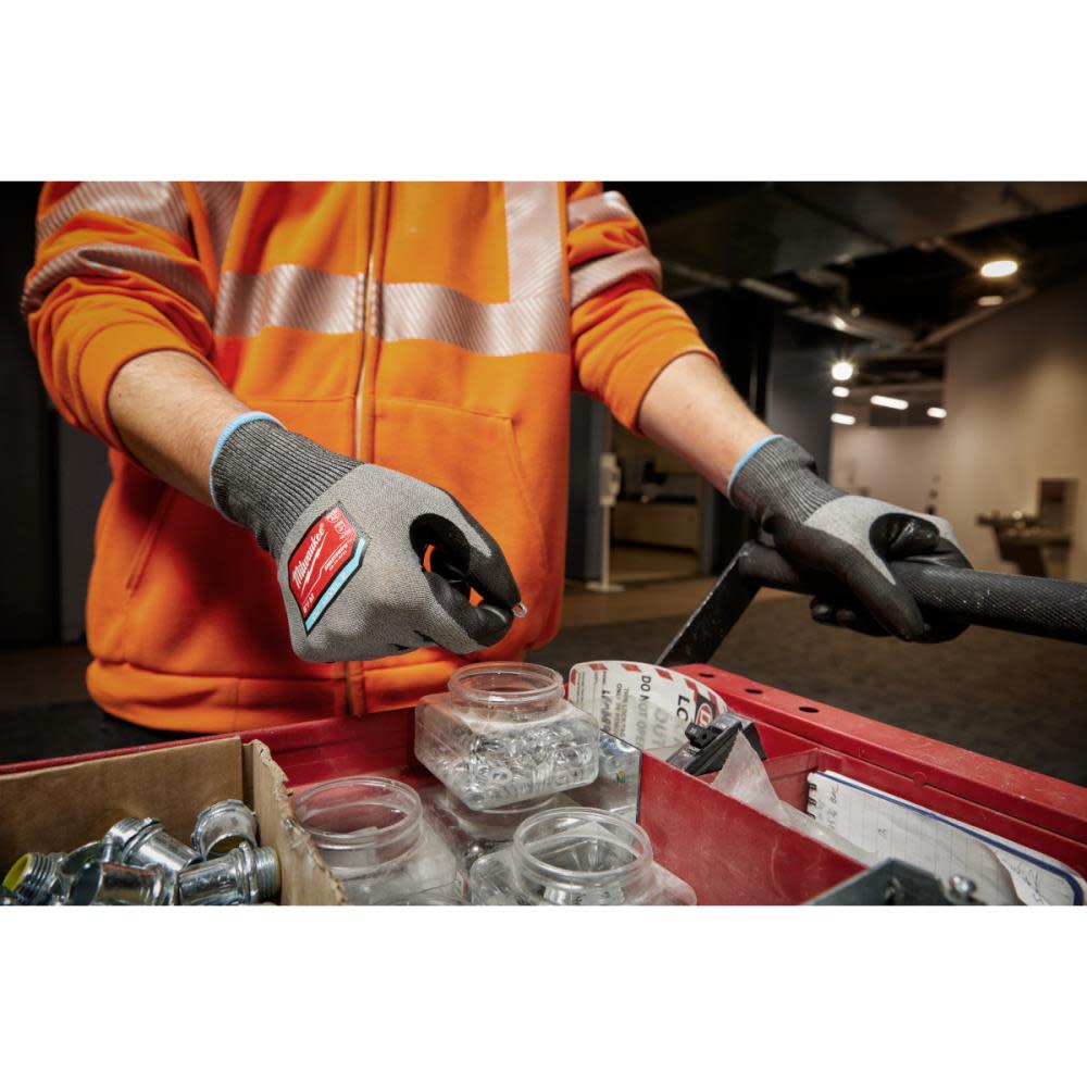 Milwaukee Cut Level 2 Gloves High Dexterity Polyurethane Dipped - Ascmtools