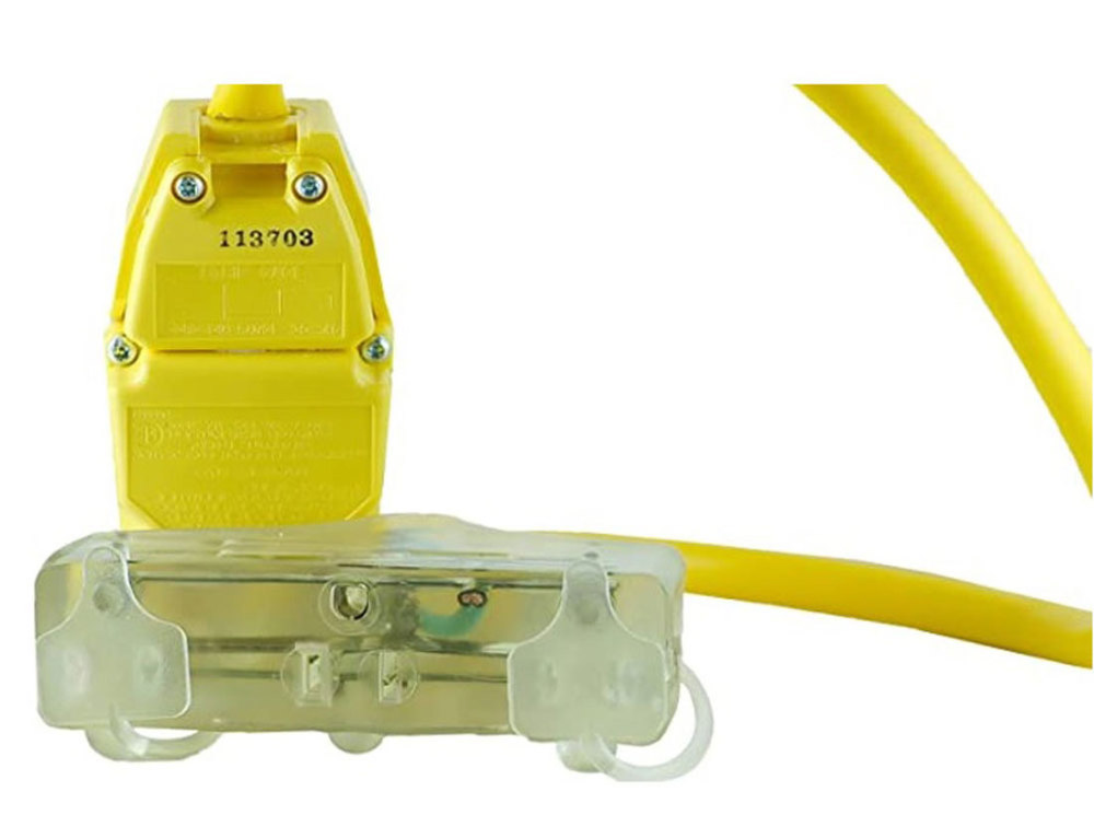 Southwire 2′ Right Angle Lighted Tri Tap Cord - Ascmtools