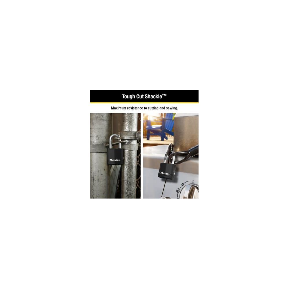 Master Lock Padlock 1 3/4″ Steel Keyed Alike Dual Ball Bearing - Ascmtools