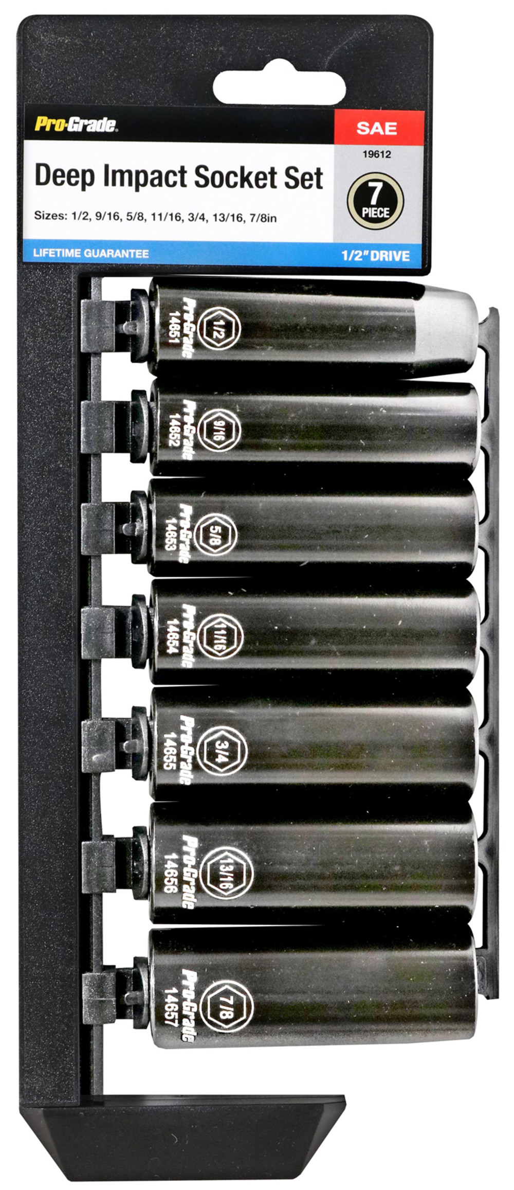 Allied International Impact Sockets 1/2″ Drive SAE 7pc - Ascmtools