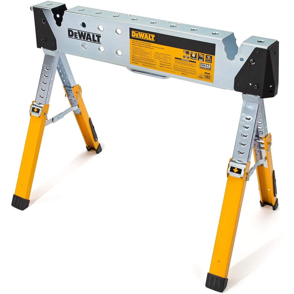 DEWALT Welding Sawhorse Adjustable Height Portable Steel - Ascmtools