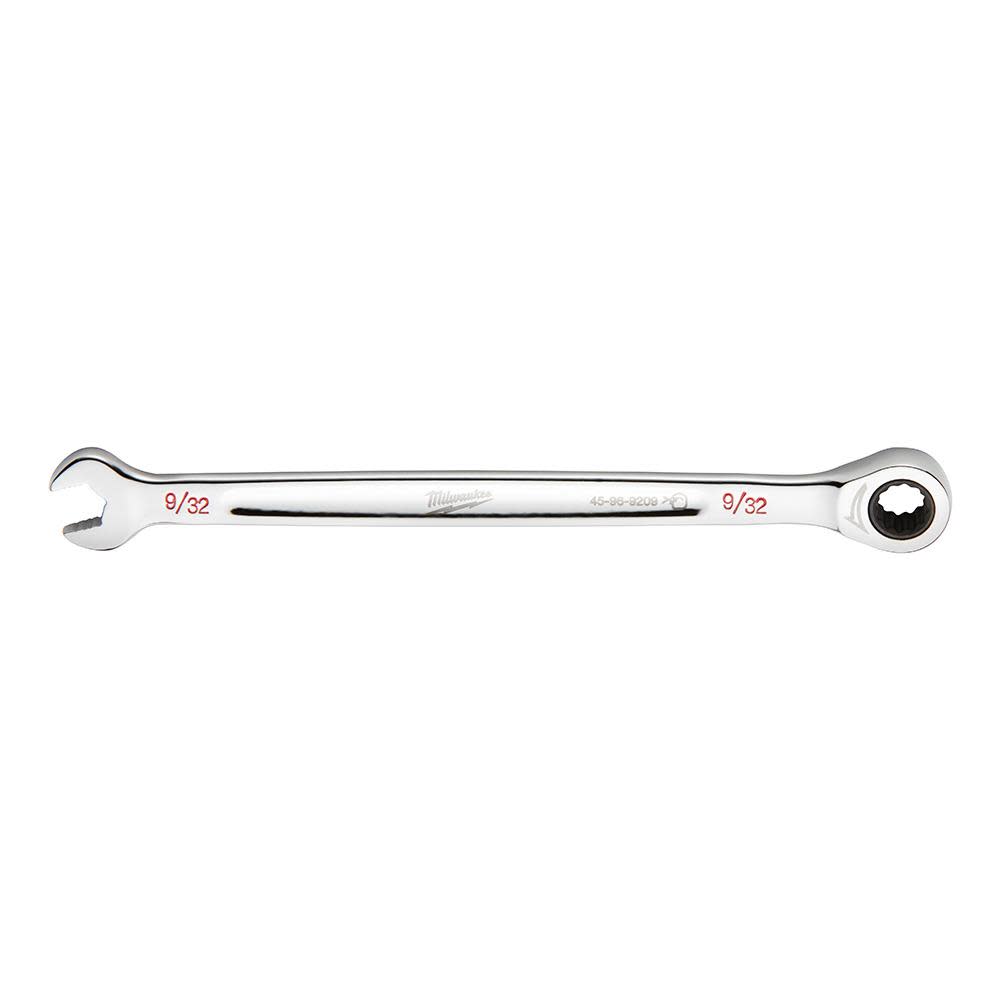 Milwaukee 9/32 in. SAE Ratcheting Combination Wrench - Ascmtools
