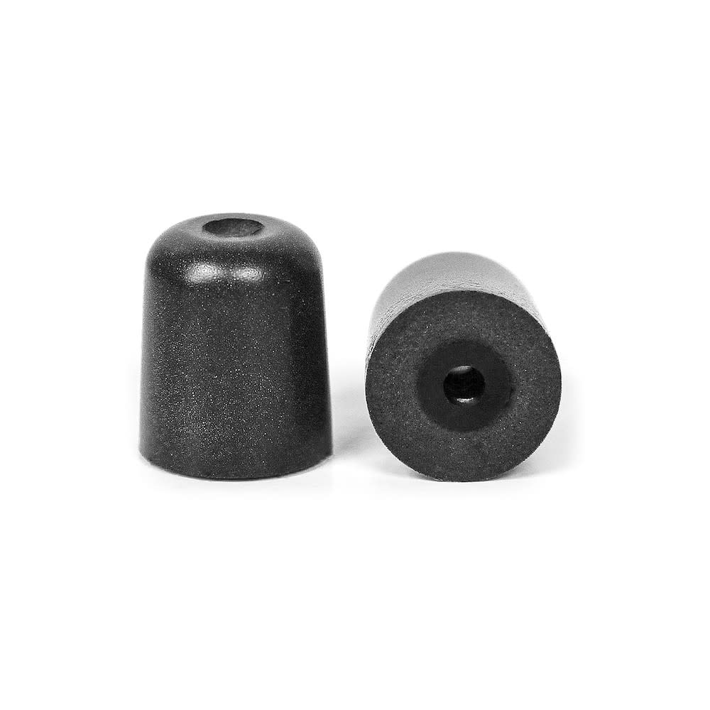 ISOtunes Trilogy Black Core Tall Foam Ear Tips Medium 5 Pairs - Ascmtools