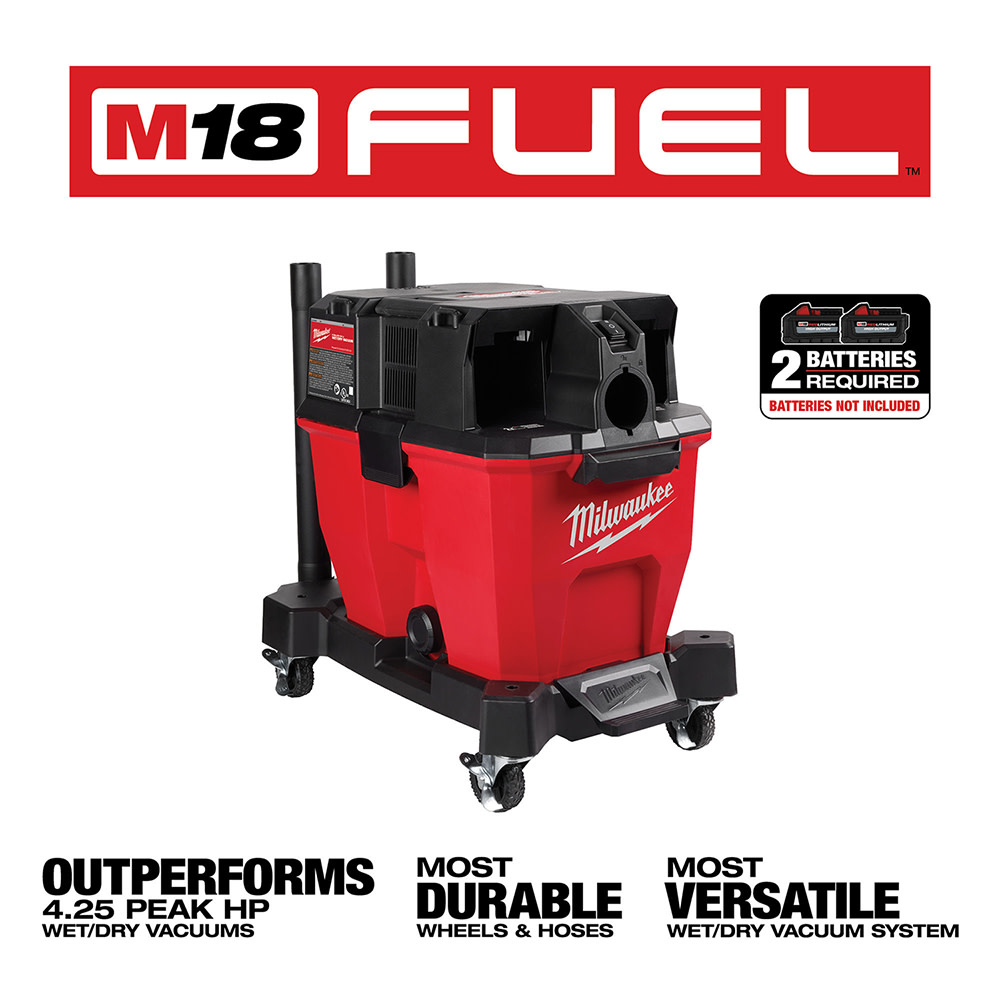 Milwaukee M18 FUEL Vacuum 9 Gallon 36V Wet/Dry Bare Tool - Ascmtools