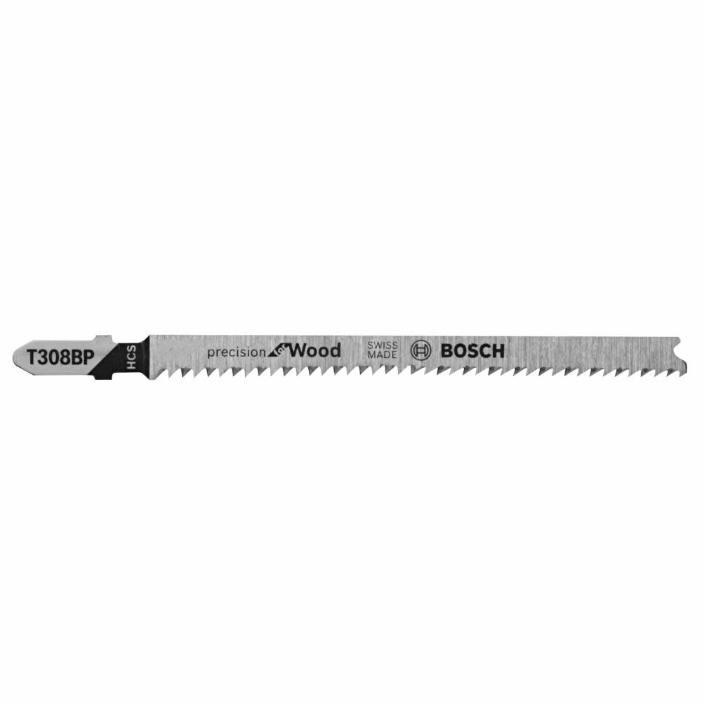 Bosch 5 pc. 4-5/8 In. 12 TPI Precision for Wood Jig Saw Blades - Ascmtools