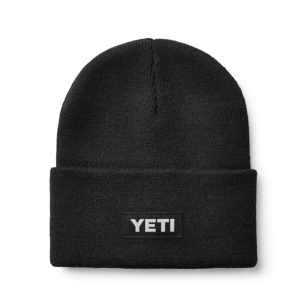 Yeti Logo Black Acrylic Beanie - Ascmtools
