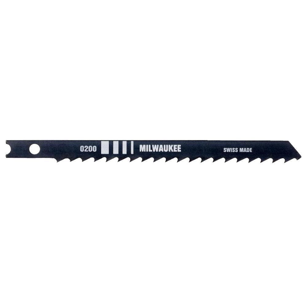 Milwaukee 4 in. 6 TPI High Carbon Steel Jig Saw Blades 5PK - Ascmtools