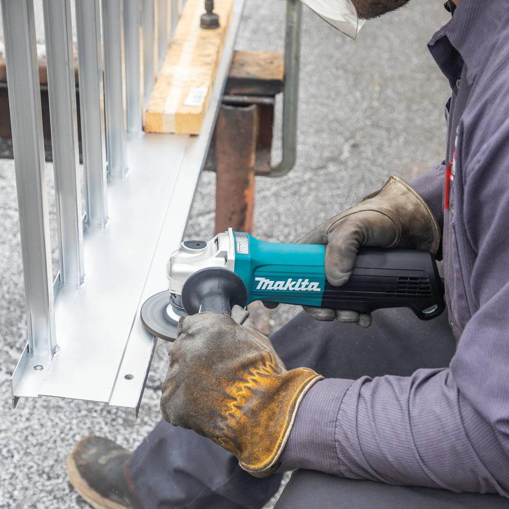 Makita 4-1/2″ Paddle Switch Angle Grinder with Non-Removable Guard - Ascmtools