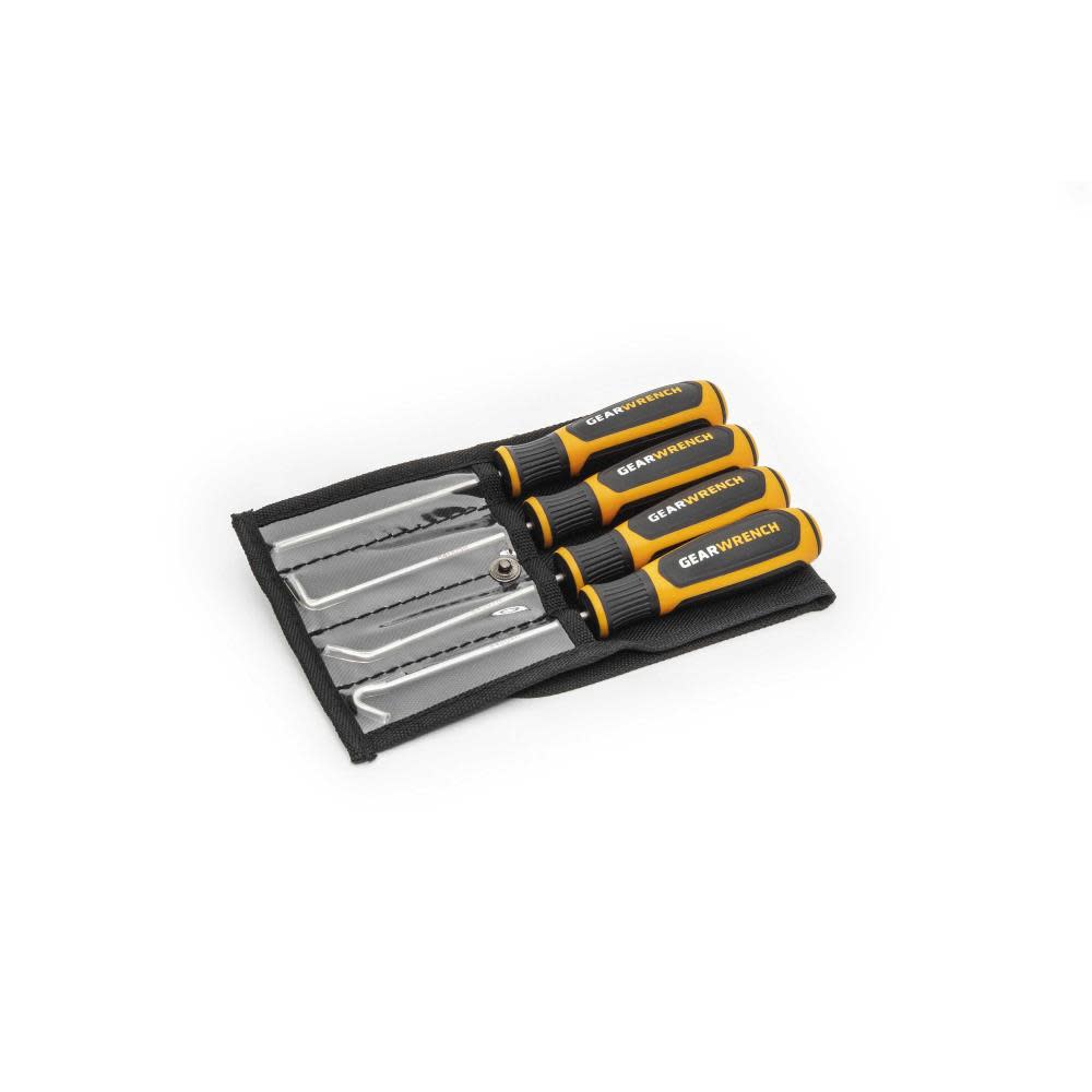 GEARWRENCH 4 Pc Mini Hook & Pick Set - Ascmtools