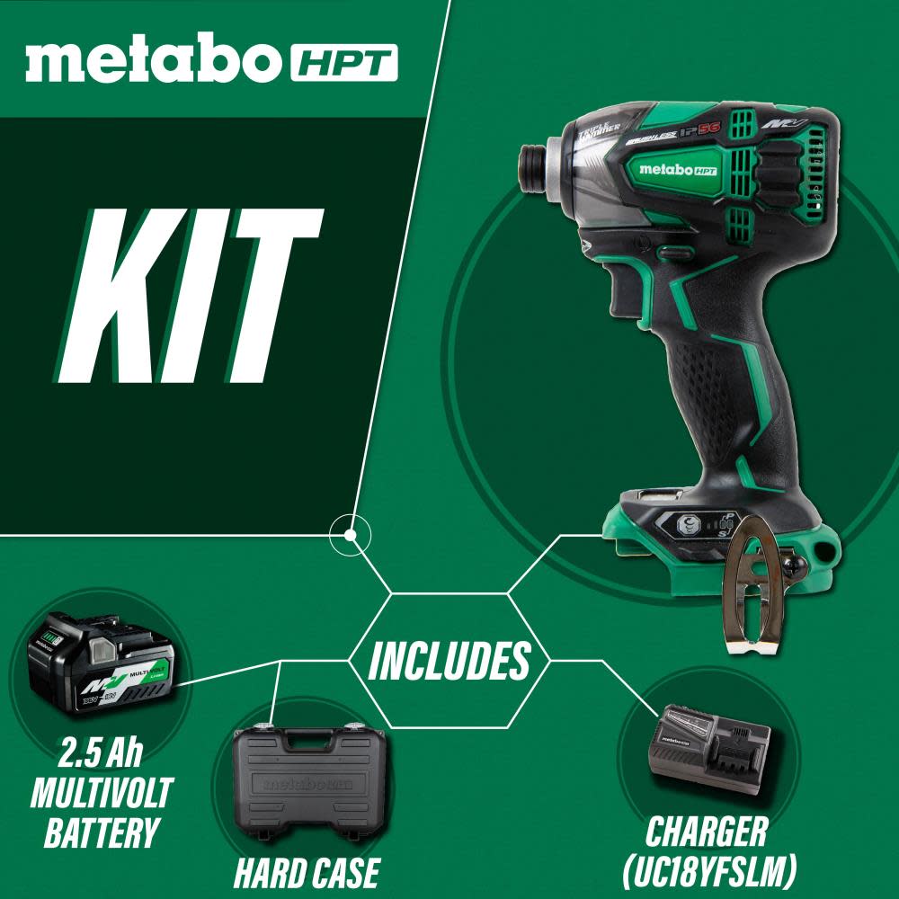 Metabo HPT 36V MultiVolt Triple Hammer Impact Kit - Ascmtools