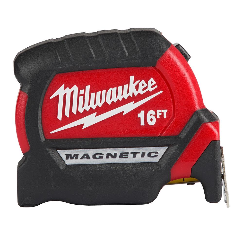 Milwaukee 16Ft Compact Magnetic Tape Measure - Ascmtools