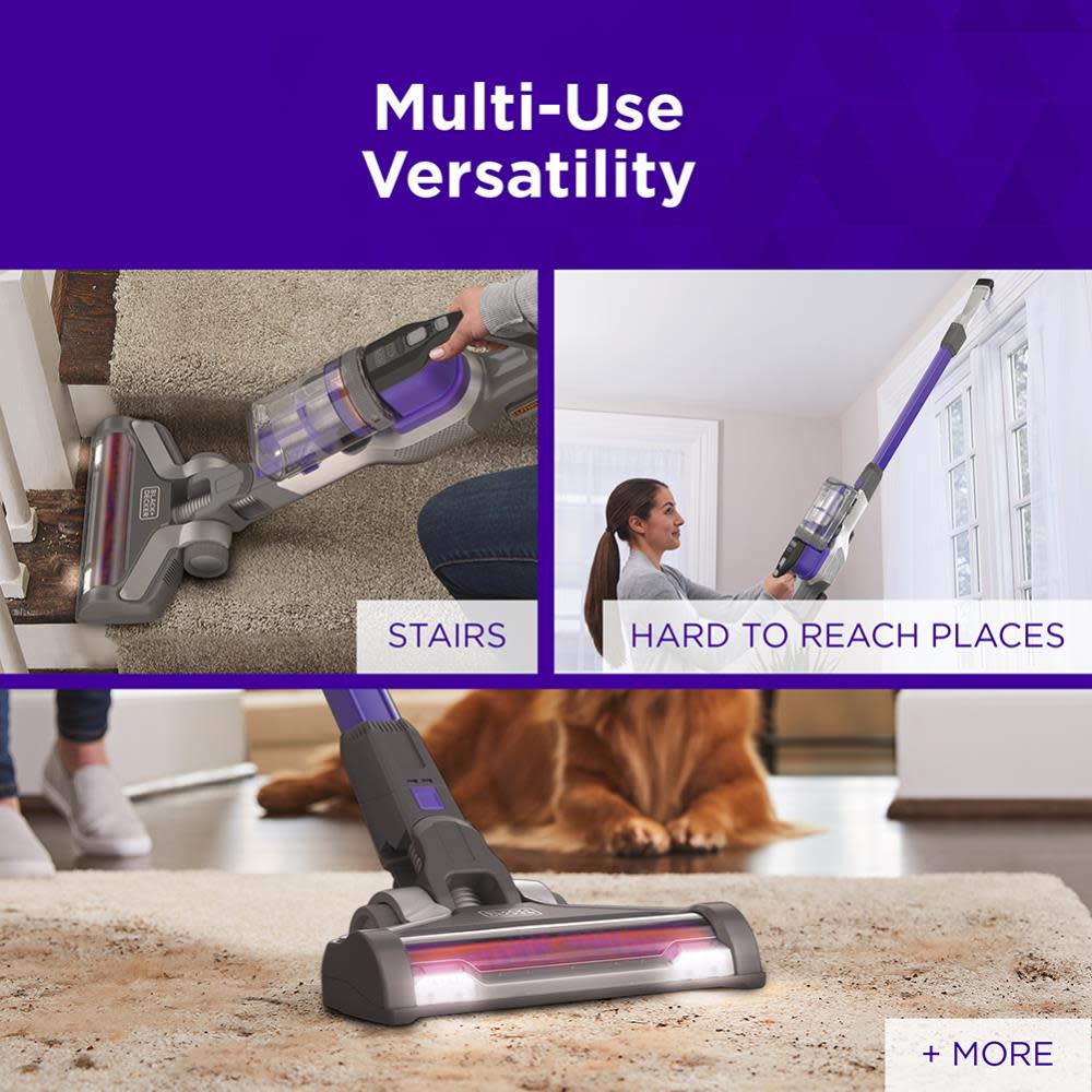 Black and Decker POWERSERIES Extreme 20V MAX Cordless Pet Stick Vacuum - Ascmtools