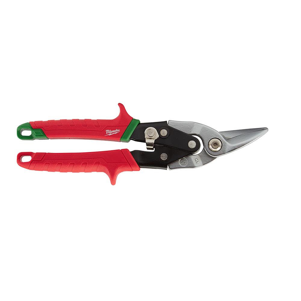 Milwaukee Right Cutting Aviation Snips - Ascmtools