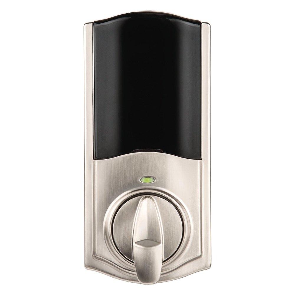 Kwikset Satin Nickel 2nd Gen Bluetooth Smart Lock Electronic Deadbolt - Ascmtools