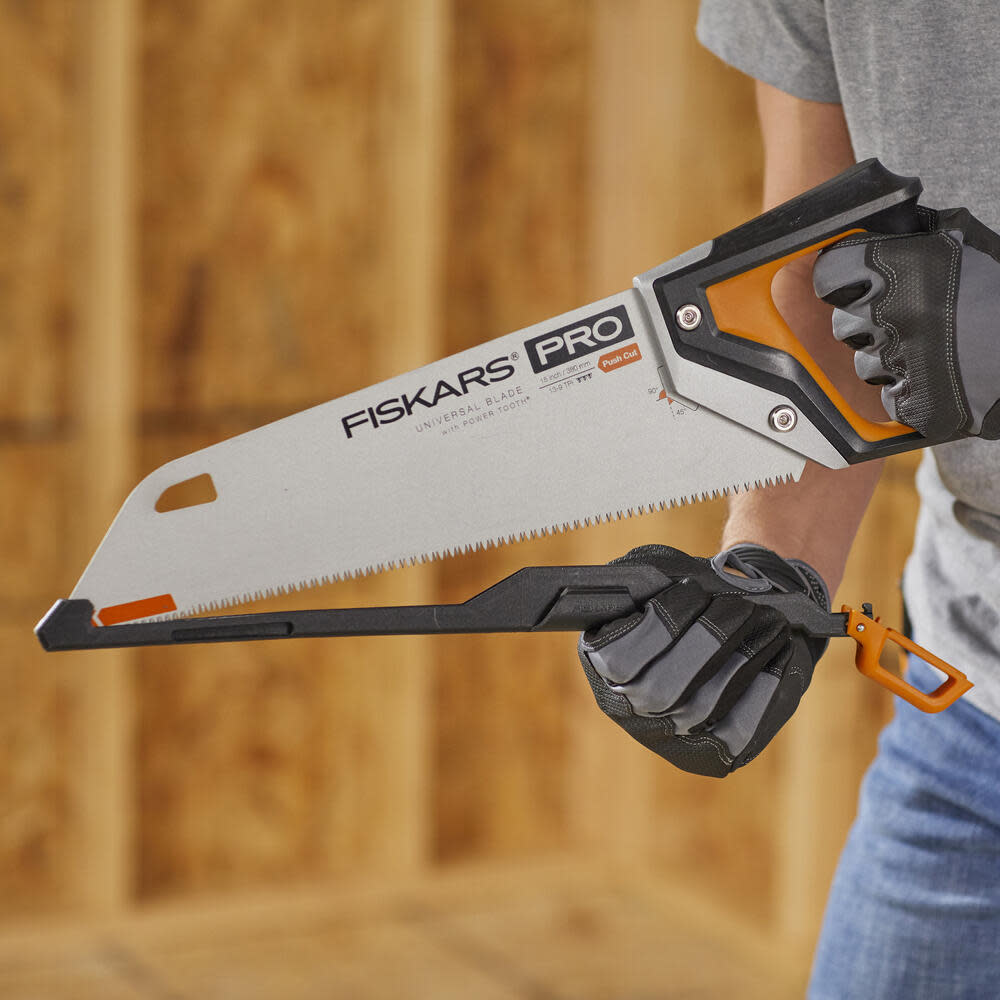 Fiskars Pro Power Tooth 15″ Universal Hand Saw - Ascmtools