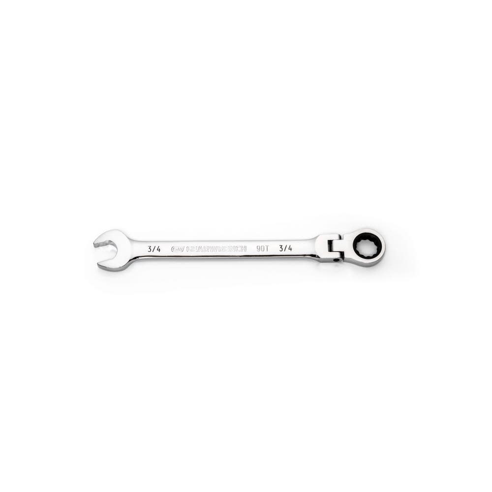 GEARWRENCH 3/4″ 90T 12 Point Flex Head Ratcheting Combination Wrench - Ascmtools