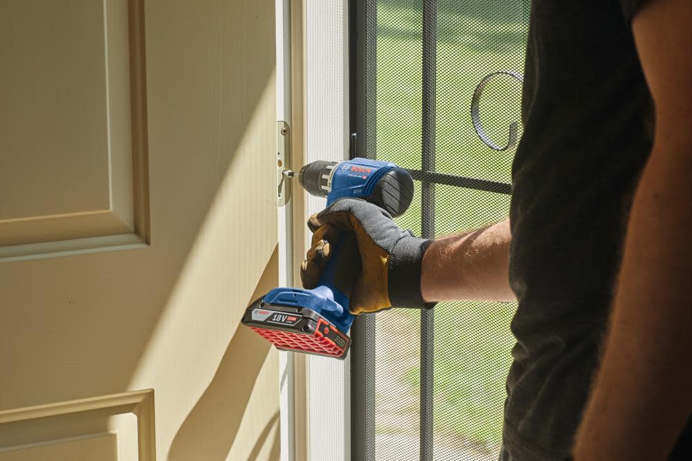 Bosch 18V 2 Tool Combo Kit with Impact Driver GDR18V-1800 Drill/Driver GSR18V-400 with 2 2Ah Batteries - Ascmtools