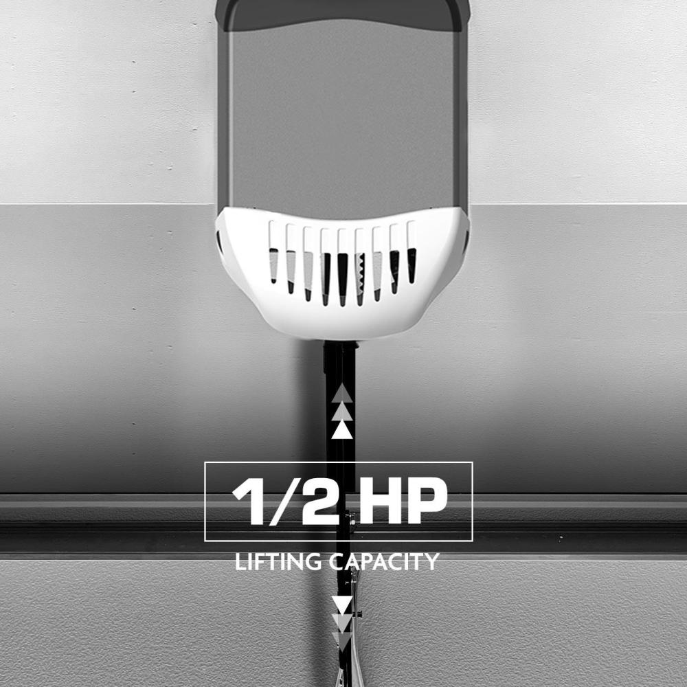 Chamberlain Garage Door Opener 1/2 HP Wi-Fi Chain Drive with Battery Backup - Ascmtools