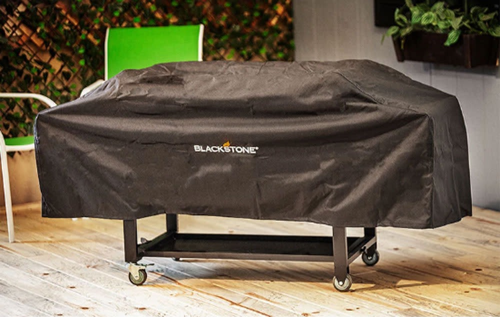 Blackstone Heavy Duty 600D Polyester All Weather Cover for the 36 Griddle includes Double Layer Fabric with Reinforced Corners and Impact-Resistant Buckles 1528B - Ascmtools
