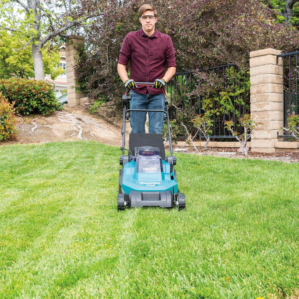 Makita 18V X2 (36V) LXT Lithium-Ion Cordless 17″ Residential Lawn Mower Tool Only - Ascmtools