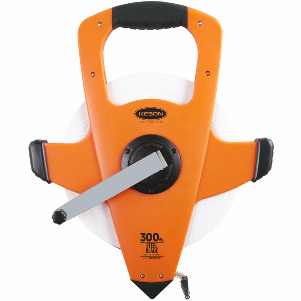 Keson 300′ Long Nylon Steel Tape Speed Rewind - Ascmtools