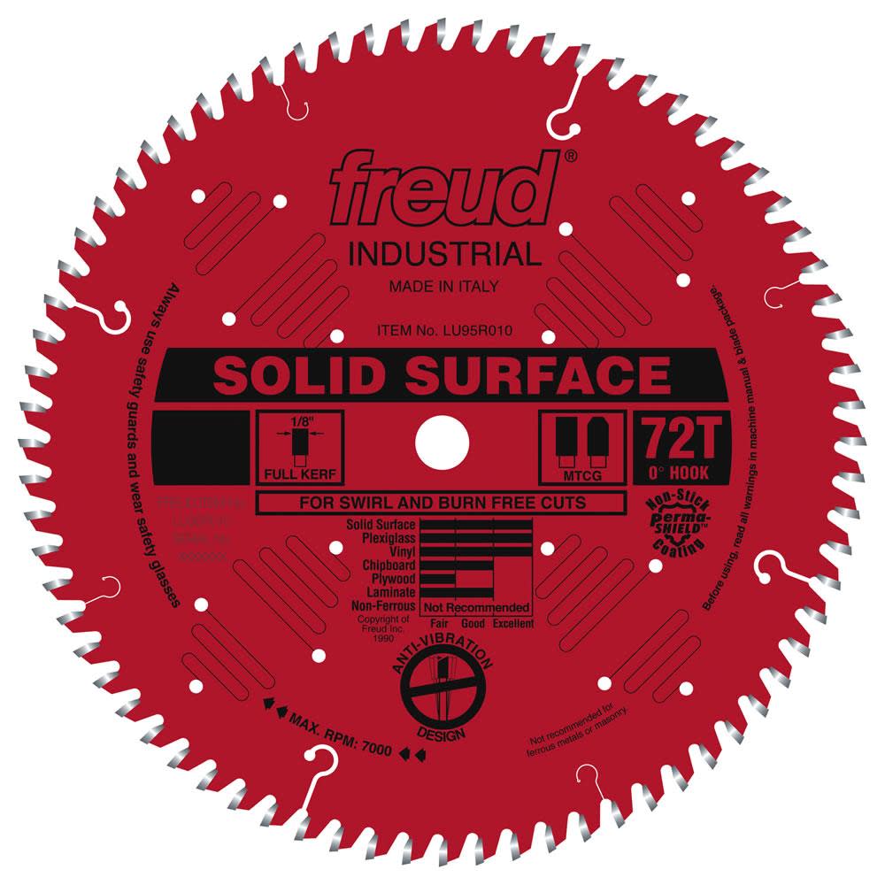Freud 14 In. x 96T Solid Surface Blade - Ascmtools