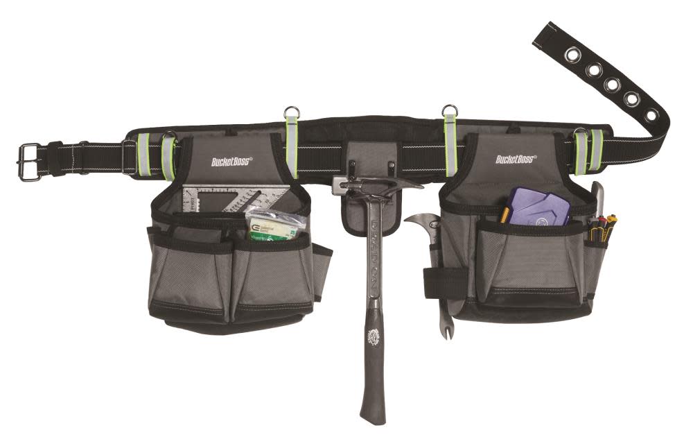 Bucket Boss HI-VISTool Belt - Ascmtools