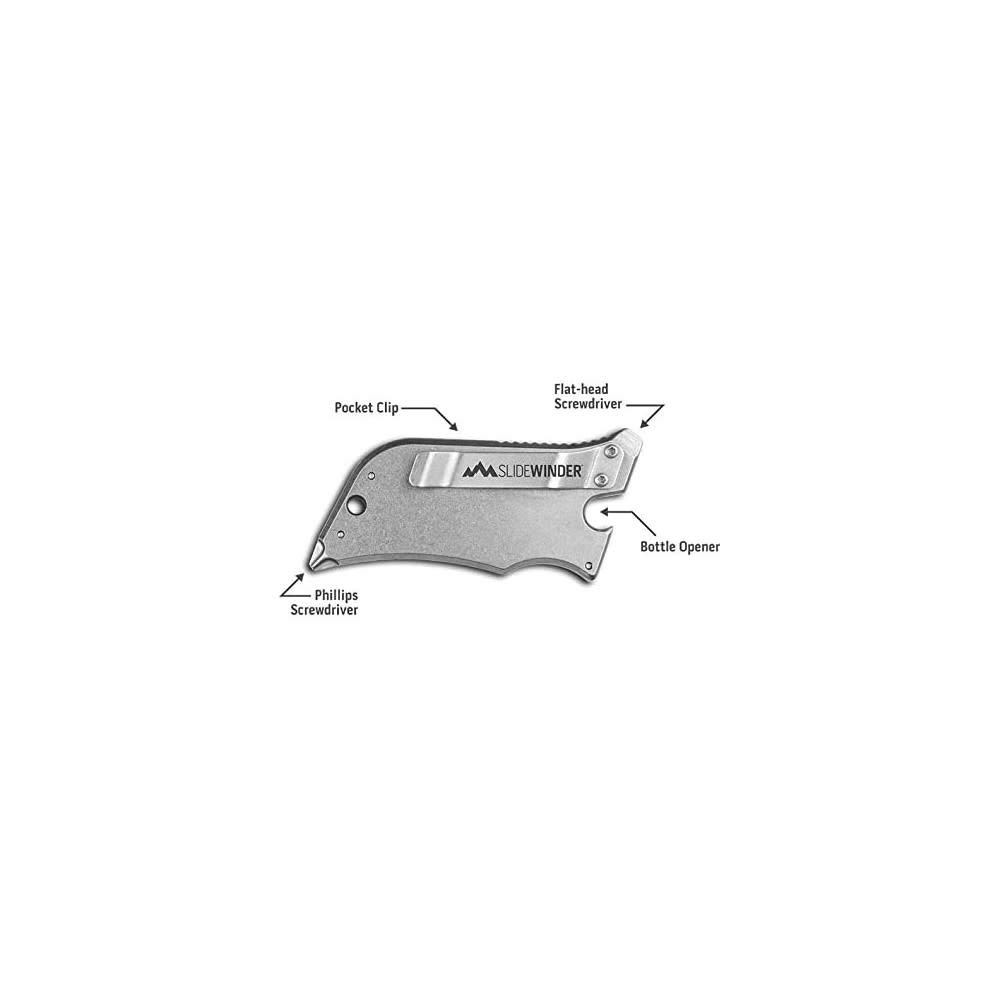 Outdoor Edge Black Slidewinder Nimble Little Multitool - Ascmtools