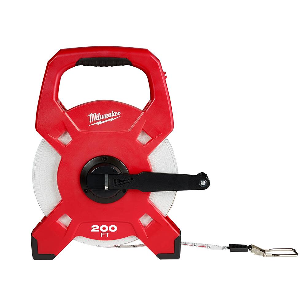 Milwaukee 200′ Fiberglass Open Reel Long Tape - Ascmtools