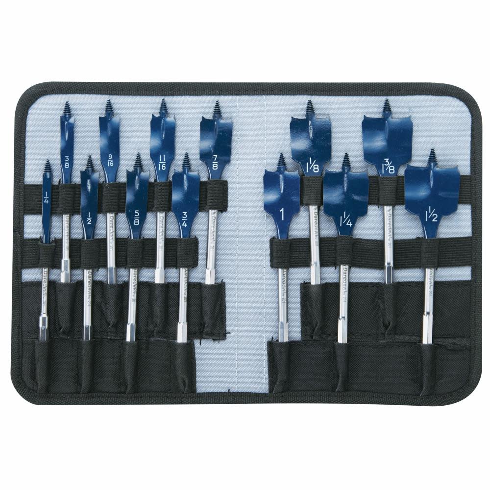 Bosch 13 pc. Daredevil Spade Bit Set in Pouch - Ascmtools