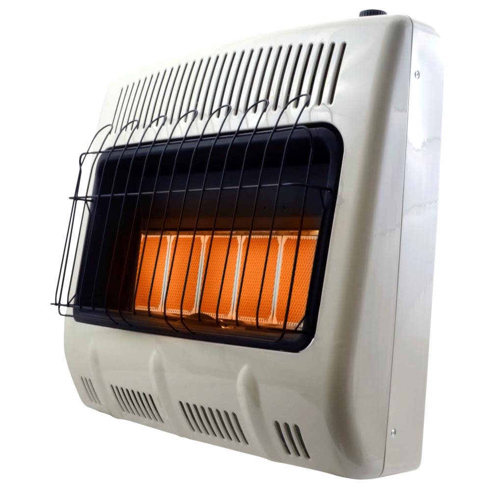 Heatstar 30000 BTU Vent Free Radiant Natural Gas Heater with Thermostat and Blower - Ascmtools