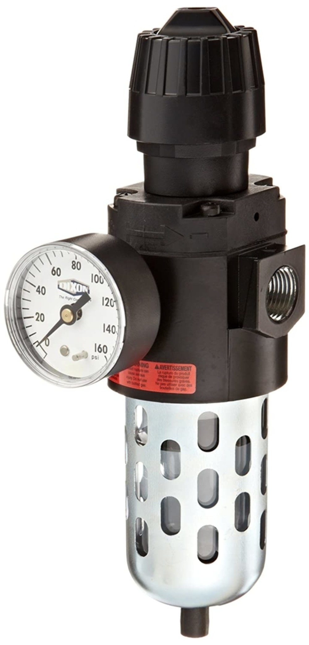 Dixon Valve and Coupling CB6 Compact Filter/Regulator Manual Transparent Bowl with Guard 70 SCFM 1/2″ - Ascmtools