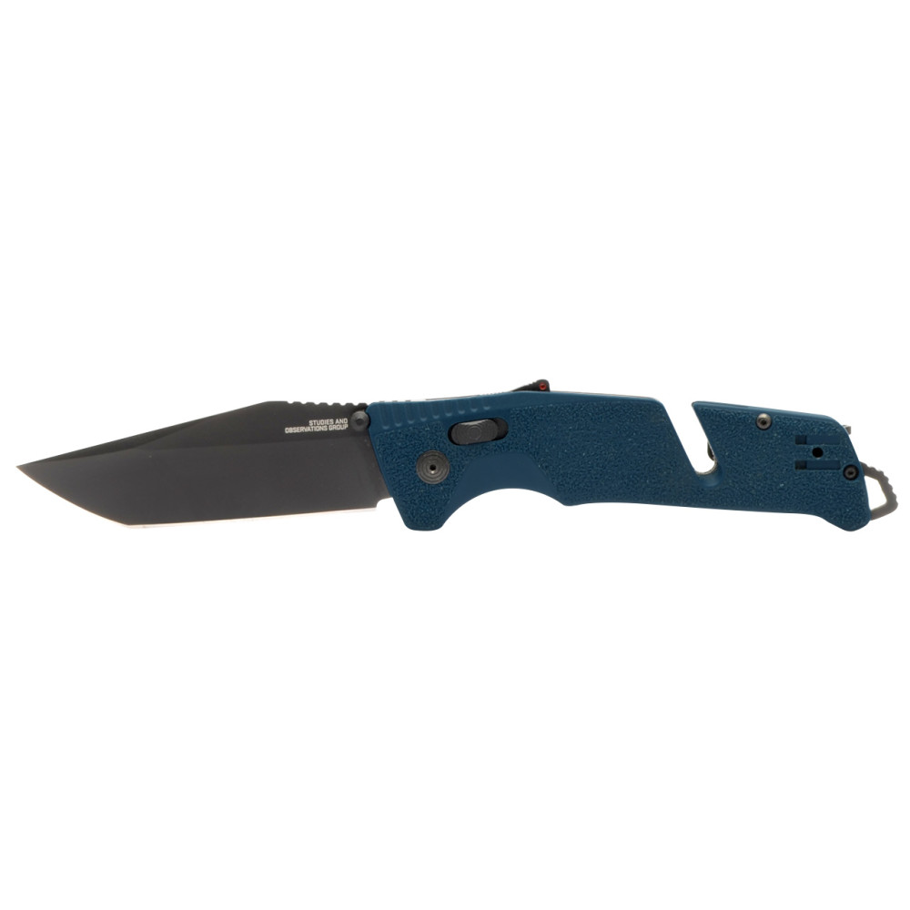 SOG Trident Tanto Pocket Knife Uniform Blue 3.75″ Blade - Ascmtools