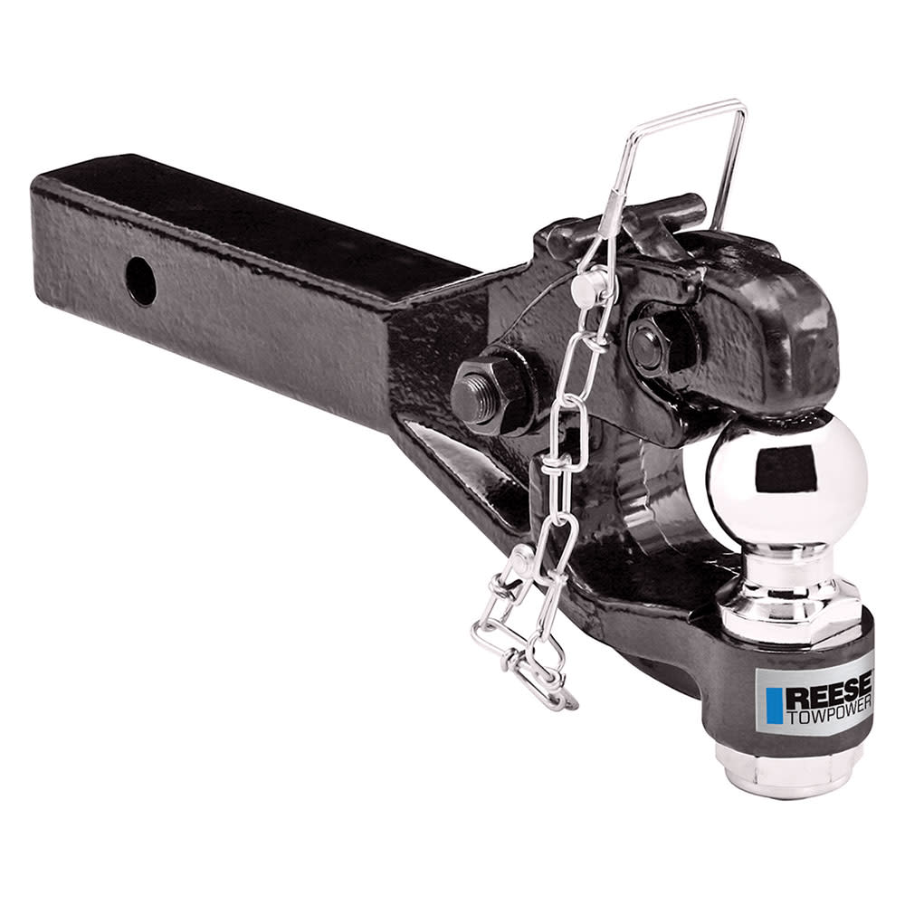 Reese 12000 lbs Combination Pintle Hook Mount with 2″ Hitch Ball - Ascmtools