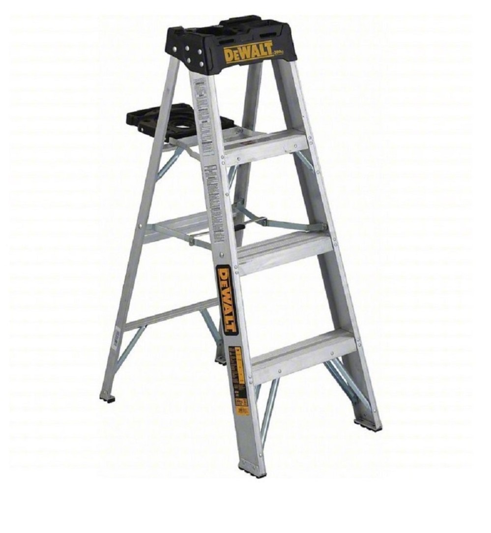 DEWALT Stepladder Type IA 300lb Rated AL 4′ - Ascmtools