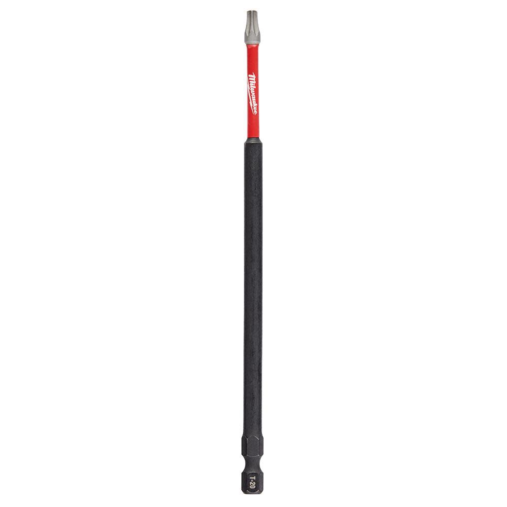 Milwaukee SHOCKWAVE 6 in. Impact Torx T20 Impact Driver Bit 10PK - Ascmtools