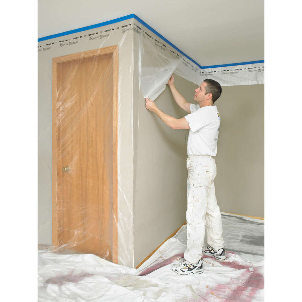 3M Hand Masker Contractors Plastic Film 4 x 180′ Pre Folded - Ascmtools