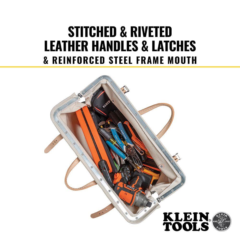 Klein Tools 20″ Canvas Tool Bag - Ascmtools
