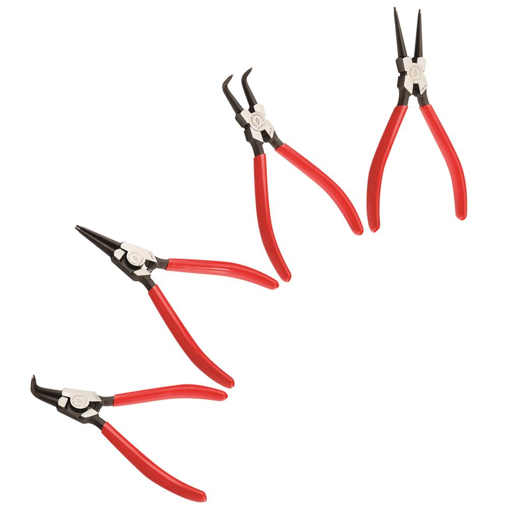 Sunex 4 Pc Snap Ring Pliers Set - Ascmtools