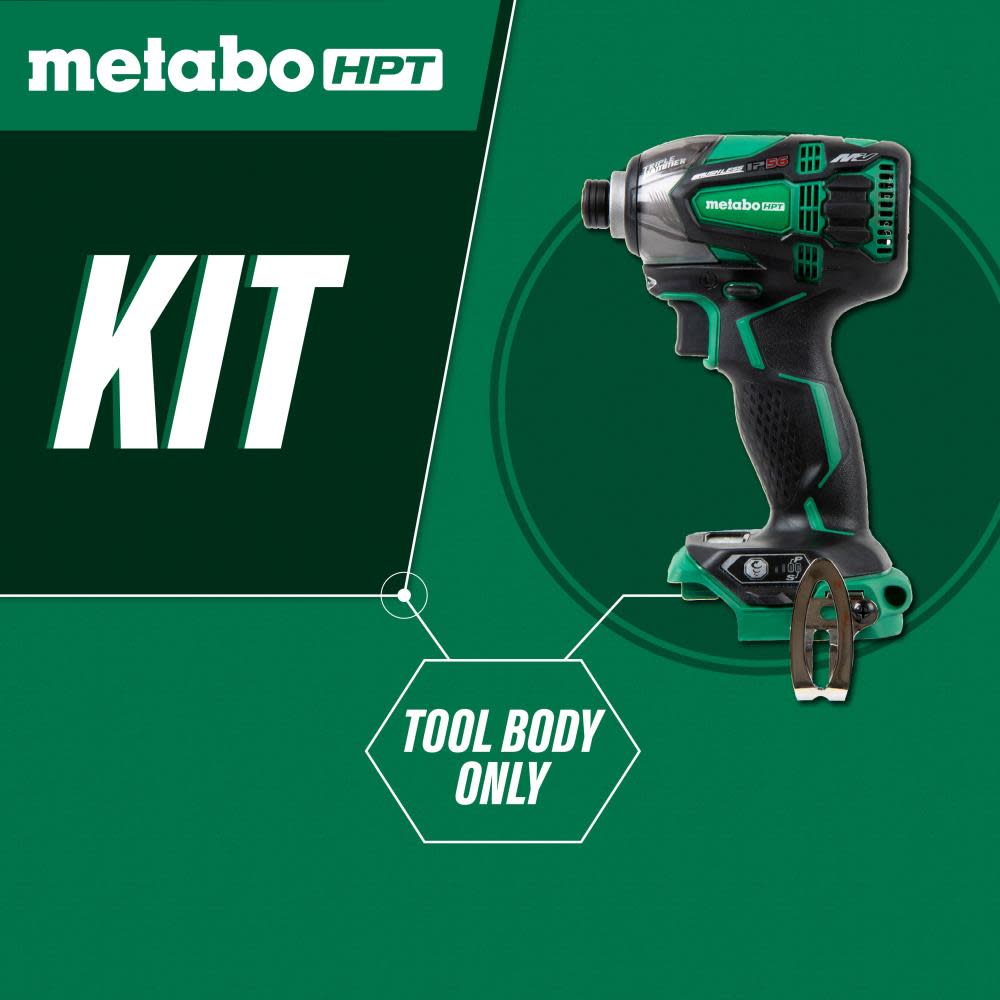 Metabo HPT Multivolt 36V Brushless Triple Hammer Impact Driver (Bare Tool) - Ascmtools