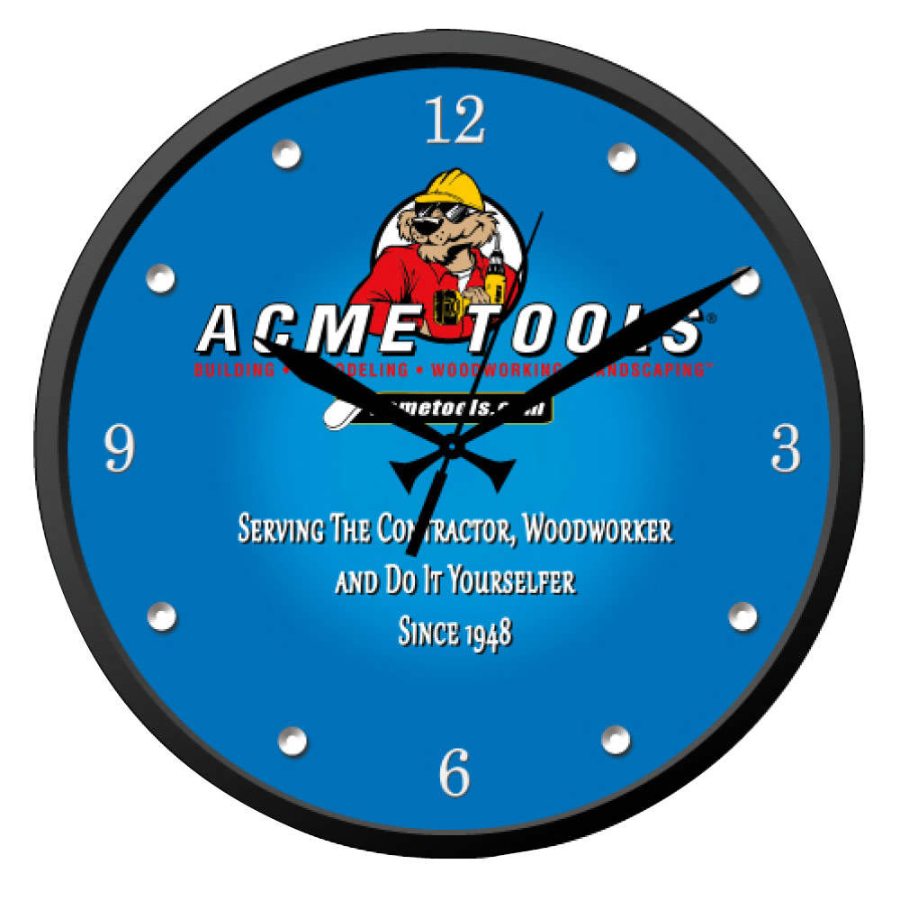 ACME TOOLS Shop Clock - Ascmtools