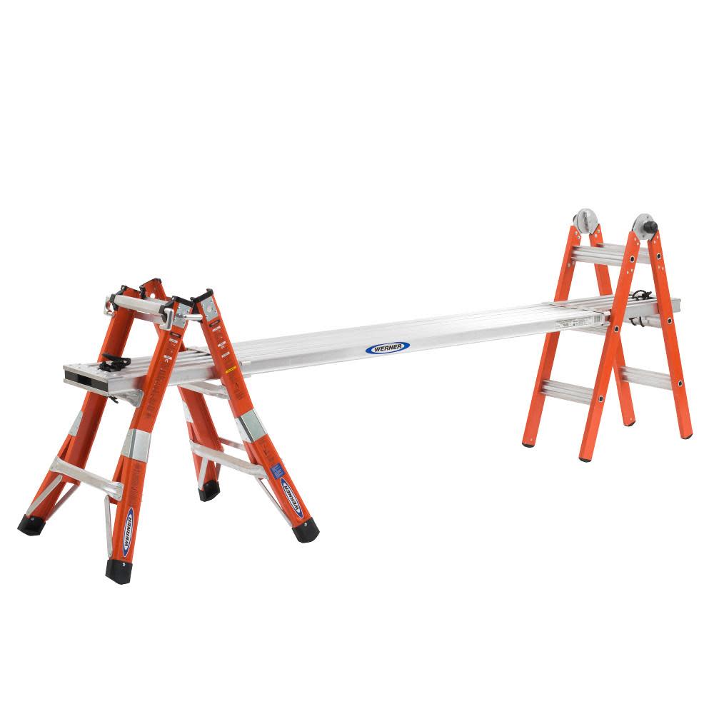 Werner 13′ Fiberglass Multi-Ladder 300lb rated - Ascmtools