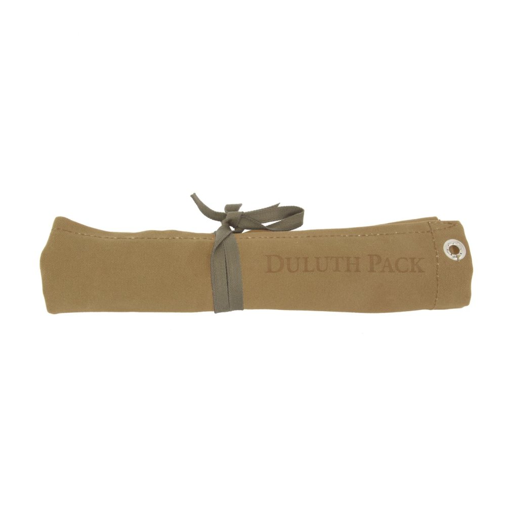 Duluth Pack Khaki Canvas Utensil Roll - Ascmtools