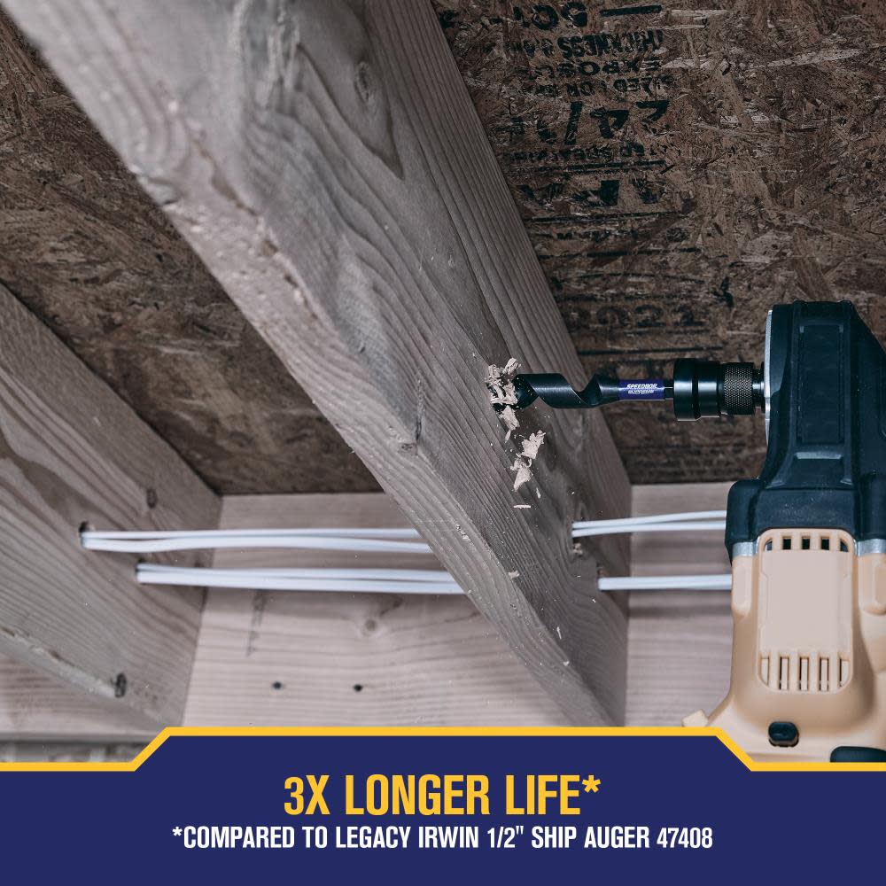 Irwin SPEEDBOR SUPREME Auger Bit 1/2″ X 7 1/2″ - Ascmtools